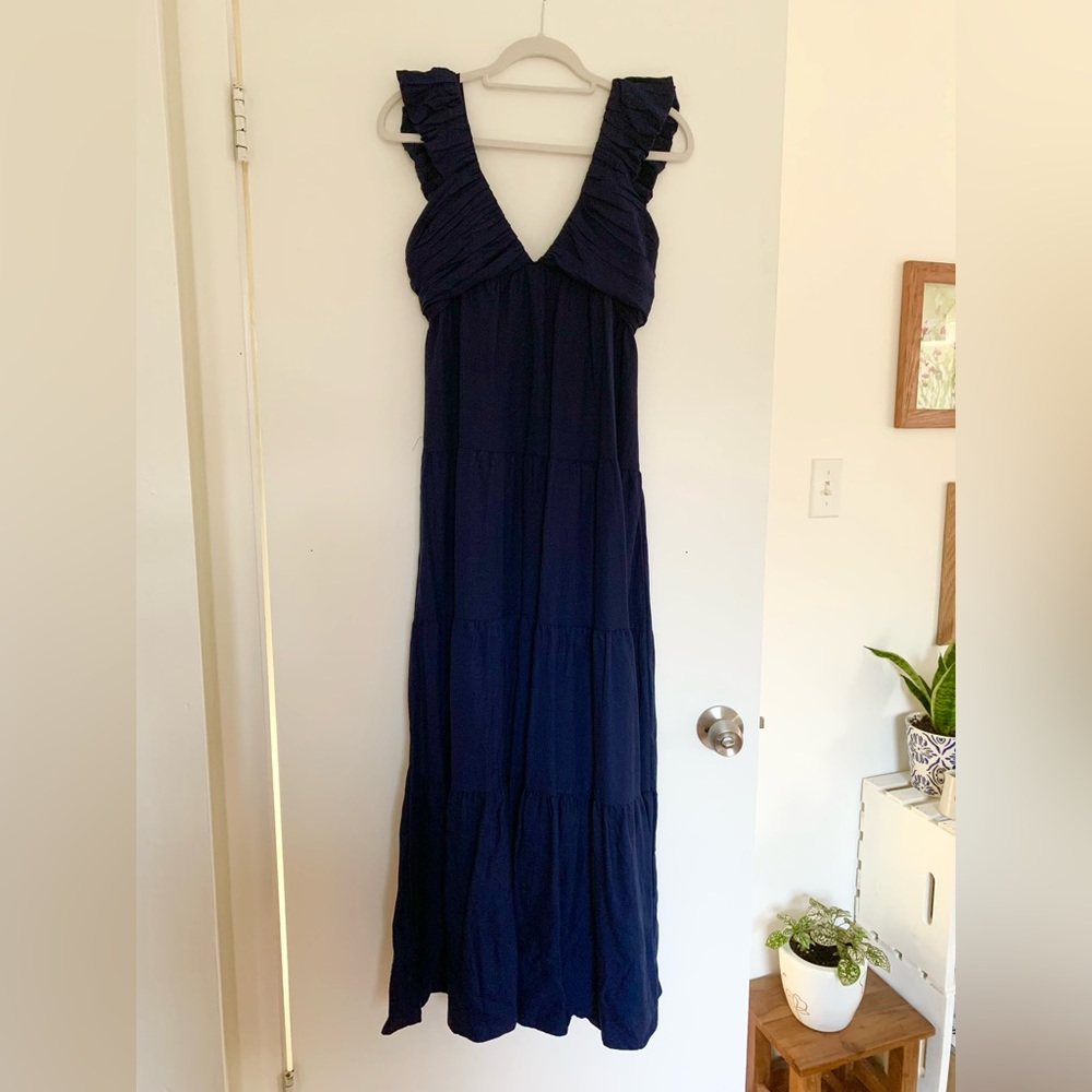 Jason Wu Navy Maxi Dress